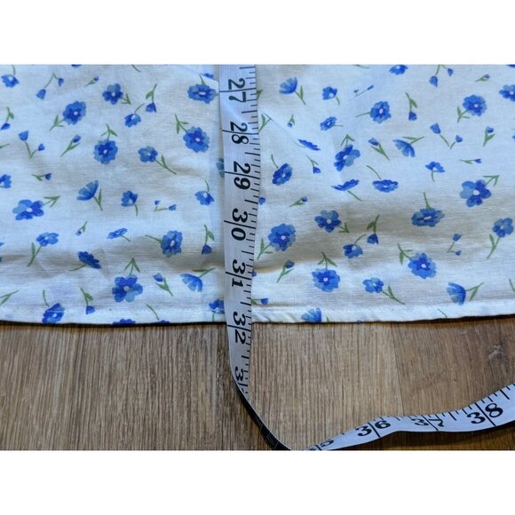 Floral Print Sleeveless Midi Dress By American Eagle  Lightweight Linen Blend  A - Picture 6 of 7